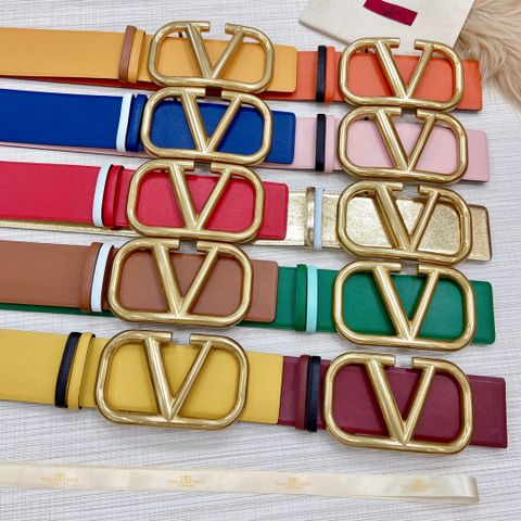 Belt nữ VALENTINO* bản to 7cm da bò nhiều màu đẹp cao cấp