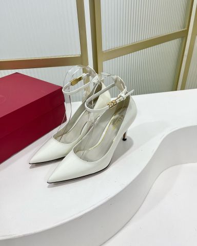 Nhân bản từ Giày cao gót VALENTINO* hai quai 10cm da bò VIP 1:1