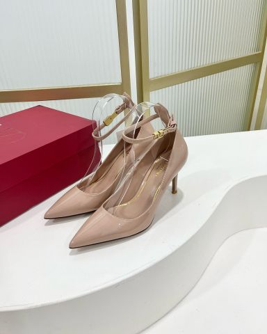 Nhân bản từ Giày cao gót VALENTINO* hai quai 10cm da bò VIP 1:1