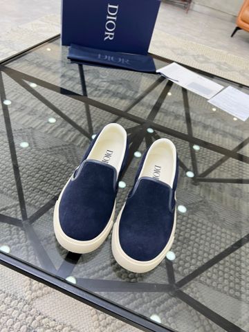 Giày slip on nam DIOR* da lộn đẹp SIÊU CẤP