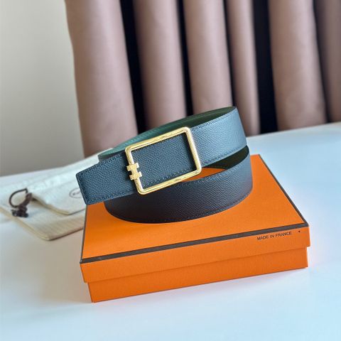 Belt nam HERMES* Dây da sử dụng được cả hai mặt đẹp và tiện lợi cao cấp