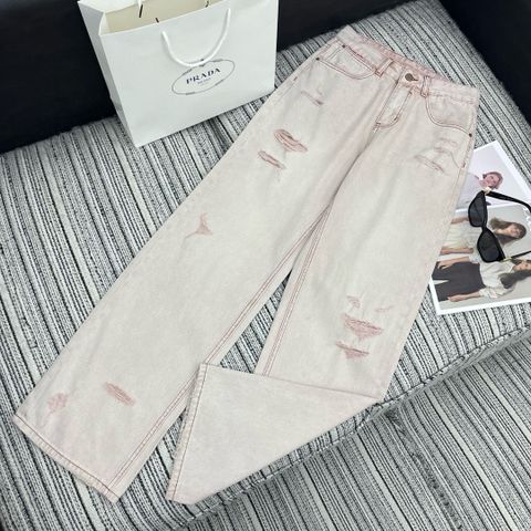 Quần jeans nữ PRADA* ống đứng màu độc  VIP 1:1