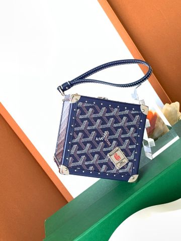 Túi hộp Goyard* hoạ tiết logo hàng độc VIP 1:1