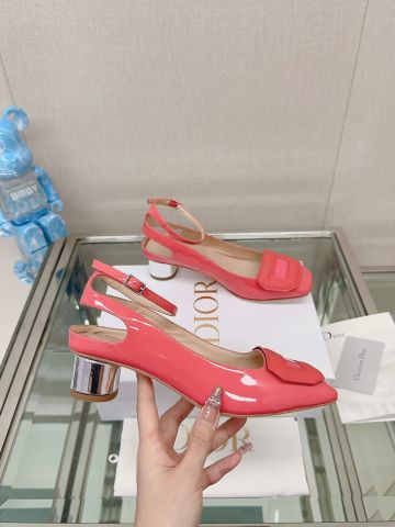 Giày cao gót Dior* da bóng cao 5cm và 9cm VIP 1:1