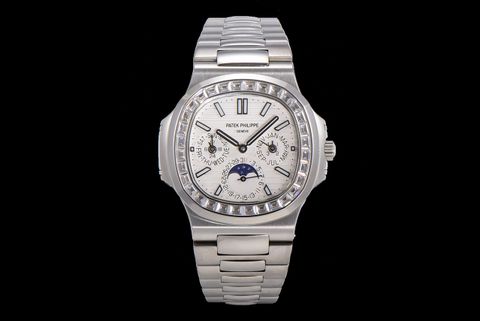 Đồng hồ nam patek* philippe* dây kim loại viền kim máy cơ đẹp VIP 1:1