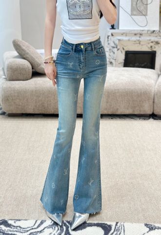 Quần jeans nữ ống loe Louiss* L*V* form dáng đẹp