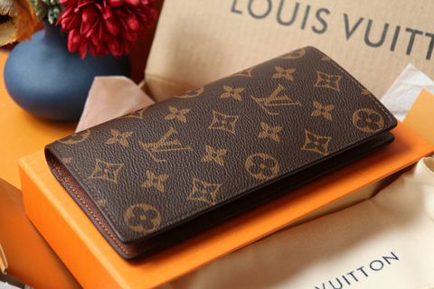 Ví nam L*V dáng dài hoạ tiết Monogram cao cấp