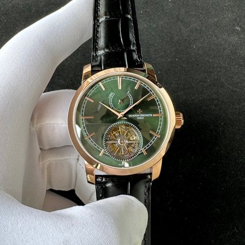 Đồng hồ nam vacheron* consstantin* dây da lộ cơ đẹp VIP 1:1