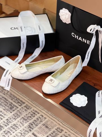 Giày bệt chanel* da bê trần trám đẹp sang VIP 1:1