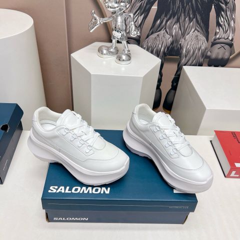 Giày thể thao nữ salomon* da bò đế cao 6cm đẹp VIP 1:1