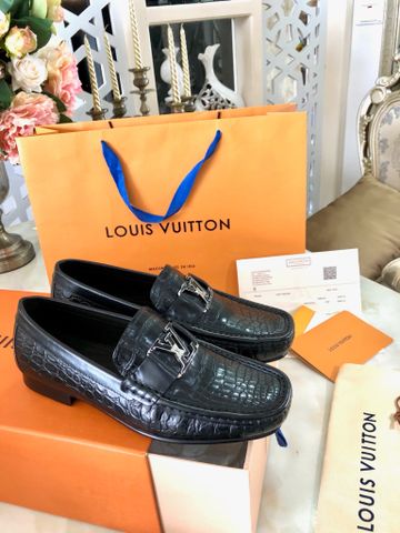 Giày nam Loafer LV* da cá sấu đẹp lịch lãm VIP 1:1