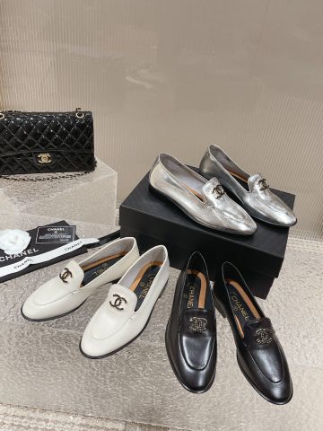 Giày nữ Loafer chanel* mẫu mới da bò mềm đẹp VIP 1:1