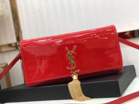 Túi xách nữ YSL* da bóng đeo dài hoặc cầm tay Clutch đều sang SIÊU CẤP