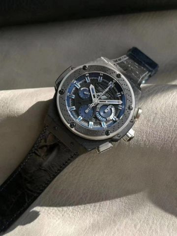 Đồng hồ nam HUBLOT* lộ cơ dây cá sấu case 48mm VIP 1:1 cực độc và chất