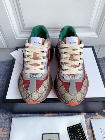 Sneaker GUCCI* rhyton nam nữ phối hoạ tiết đẹp cao cấp