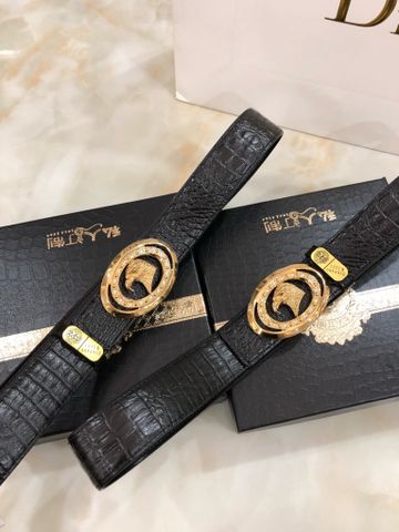 Belt nam mặt logo đại bàng viền nạm đá dây vân cá sấu chất mềm đẹp