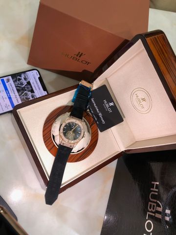 Đồng hồ nam HUBLOT* lộ cơ mặt nạm kim case 42mm