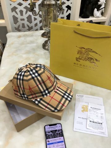 Mũ nam nữ Burberry* kẻ đẹp cao cấp