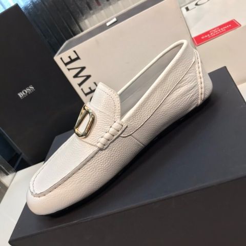 Giày lười VALENTINO* da bò mềm logo đẹp cao cấp