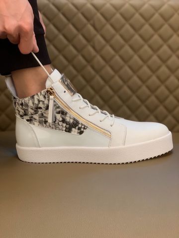 Giày nam buộc dây Giuseppe* Zanotti* cao cổ phối vân rắn kéo khoá kiểu đẹp độc cao cấp