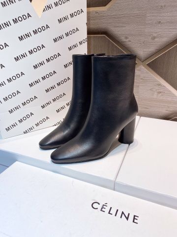 Boot céline cổ lỡ da bò lỳ Ưu đãi đặc biệt