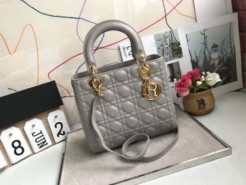 Túi xách nữ Dior* lady 5 ô 24cm SIÊU CẤP