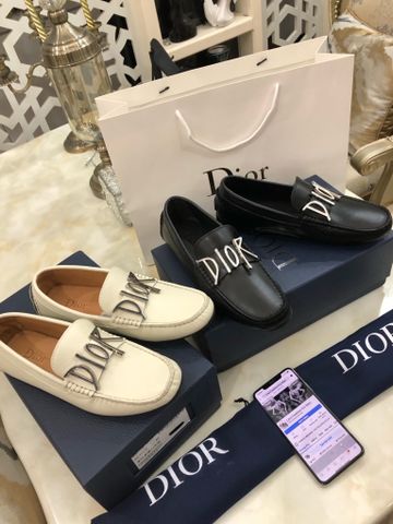 Giày lười Dior* da bò lỳ đẹp cao cấp