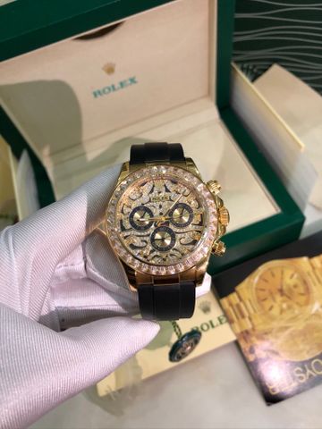 Đồng hồ nam rolex nạm kim kiểu độc đẹp sang lịch lãm VIP LIKE AUTH