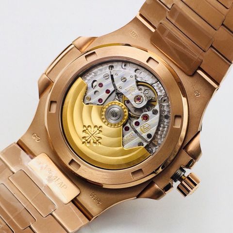 Đồng hồ nam Patek Philippe máy cơ dây kim loại case 40mm đẹp sang lịch lãm VIP 1:1 vàng