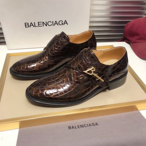 Giày âu BALENCIAGA* vân cá sấu bóng đẹp sang lịch lãm cao cấp