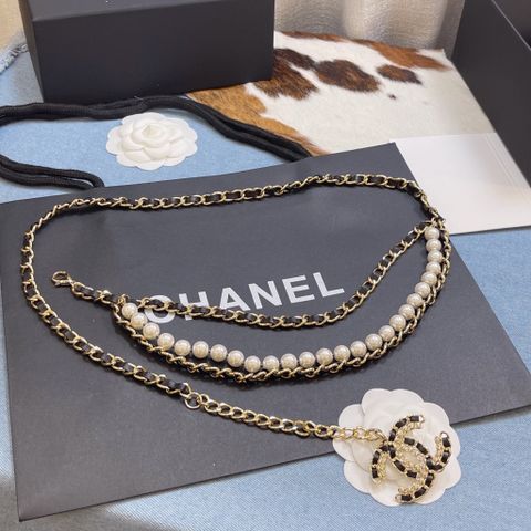 Belt nữ CHANEL* ngọc xích vàng đẹp sang cao cấp