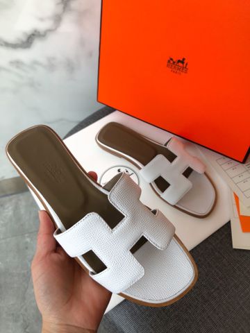 Dép nữ Hermes* quai da epsom nhiều màu đẹp cao cấp