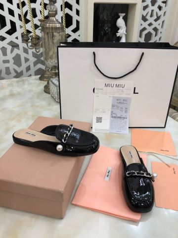 Sục nữ MiuMiu* da bóng xích bạc đẹp sang SIÊU CẤP