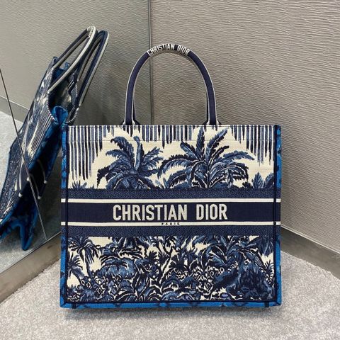 Túi xách nữ Dior* Book tote 42cm hoạ tiết mới đẹp SIÊU CẤP