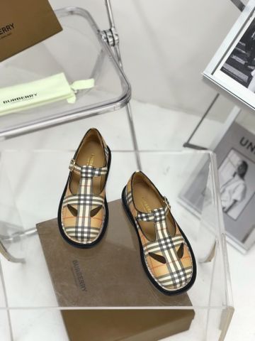 Giày nữ Burberry* đế 4cm hoạ tiết kẻ đẹp SIÊU CẤP