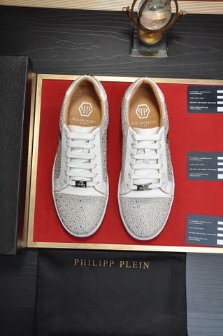 Giày nam buộc dây PHILIPP* PLEIN* da bò đính full đá đẹp độc