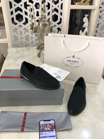 Giày slip on nam PRADA* chất chun ôm chân cao cấp