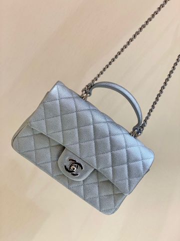 Túi xách nữ CHANEL* coco handle 20cm SIÊU CẤP