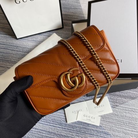 Túi xách nữ GUCCI* da bò mềm đẹp cao cấp 16cm