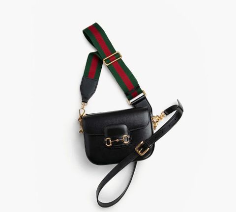 Túi xách nữ GUCCI* 1995 21cm kèm kèm quai da bò