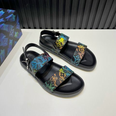 Sandal nam LV* quai hoạ tiết Monogram