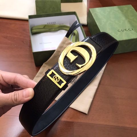 Belt nam GUCCI* mặt kiểu mới dây da bò mềm bản 3,8cm đẹp cao cấp