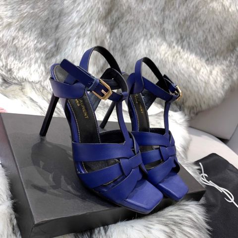 Sandal cao gót YSL* da bò Lỳ cao 10cm có nhiều màu