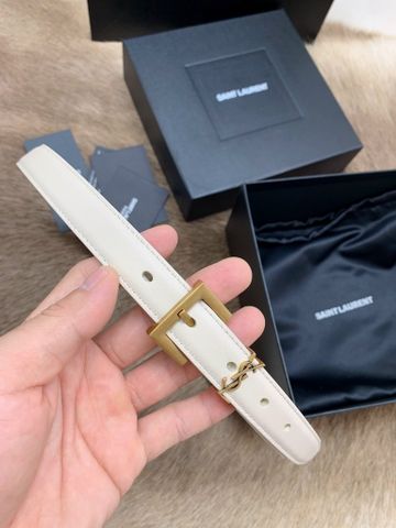 Belt nữ YSL* dây da bò lỳ bản 2cm nhiều màu đẹp cao cấp