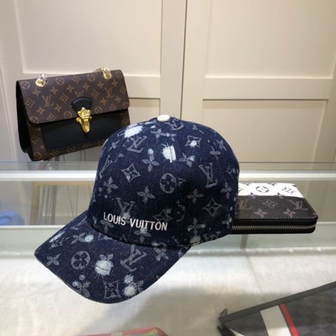 Mũ lưỡi trai LV* denim Monogram nam nữ