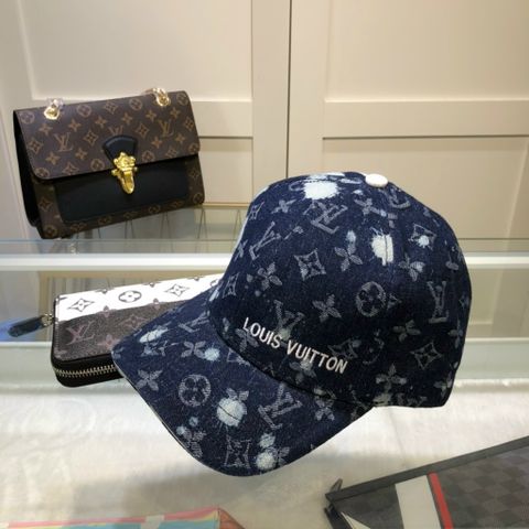 Mũ lưỡi trai LV* denim Monogram nam nữ