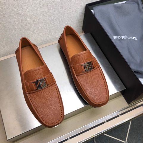 Giày lười zegna* da bò mềm đẹp lịch lãm màu nâu và đen SIÊU CẤP