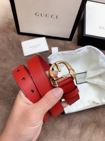 Belt nữ GUCCI* bản 2,5cm dây da bò mặt kiểu mới đẹp sang