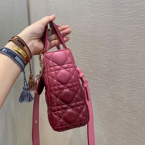 Túi xách nữ Dior* lady 20cm mẫu mới da bò màu loang VIP 1:1