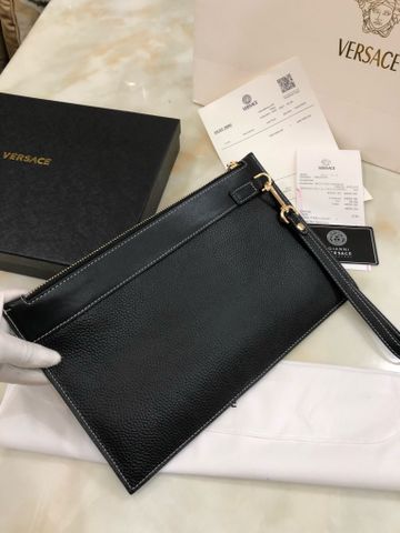 Clutch VERSACE* nam nữ da bò mềm